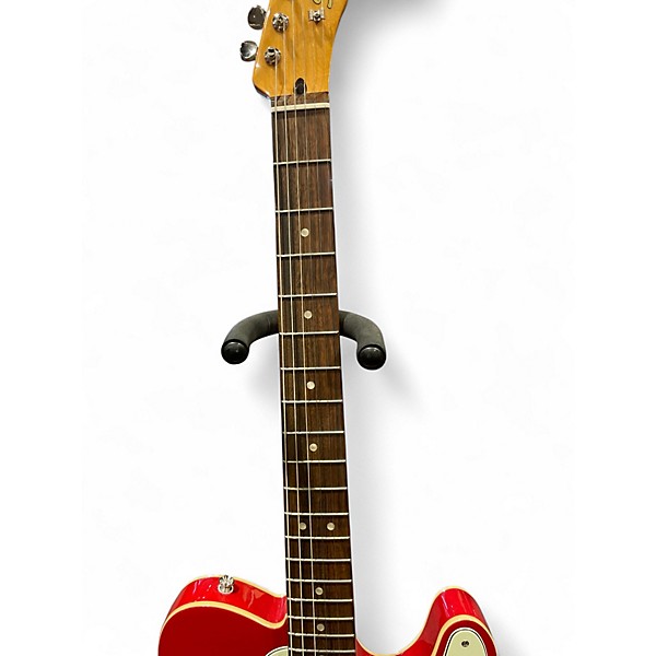 Used Squire CUSTOM ESQUIRE Red Solid Body Electric Guitar
