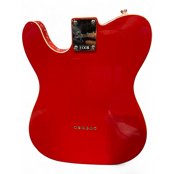 Used Squire CUSTOM ESQUIRE Red Solid Body Electric Guitar