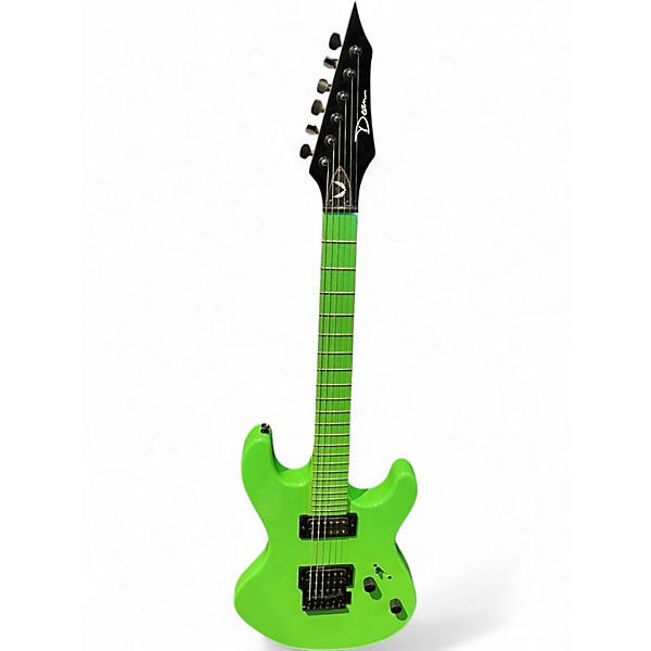 Used Dean Custom Zone 2 HB Nuclear Green Solid Body Electric Guitar