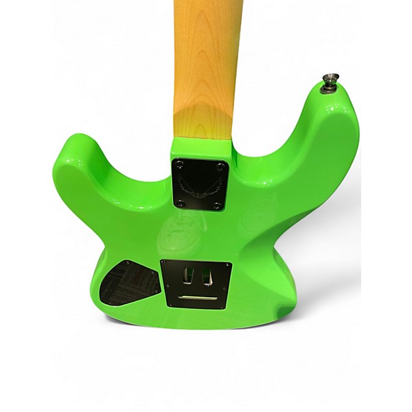 Used Dean Custom Zone 2 HB Nuclear Green Solid Body Electric Guitar