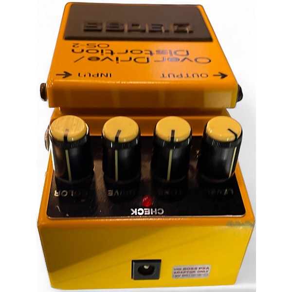 Used BOSS OS2 Overdrive Distortion Effect Pedal