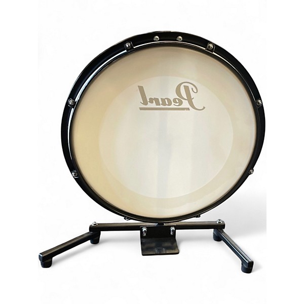 Used Pearl 2 Piece Rhythm Traveler Compact Black Drum Kit