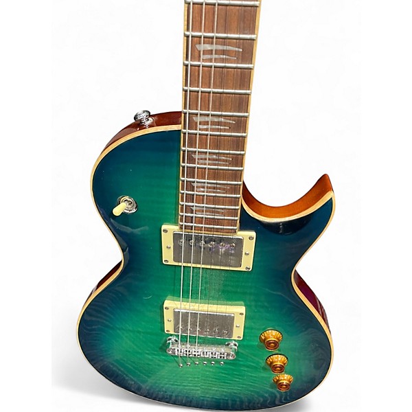 Used Mitchell MS450 Aqua Burst Solid Body Electric Guitar