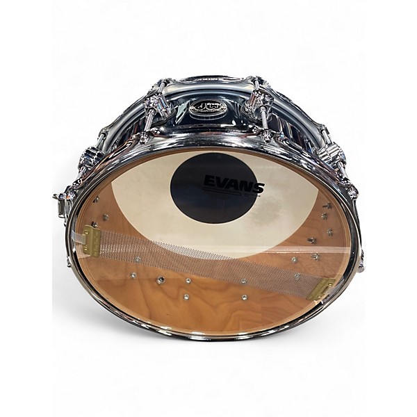 Used DW 6.5X14 Performance Series Snare - Birch METALLIC CHROME Drum