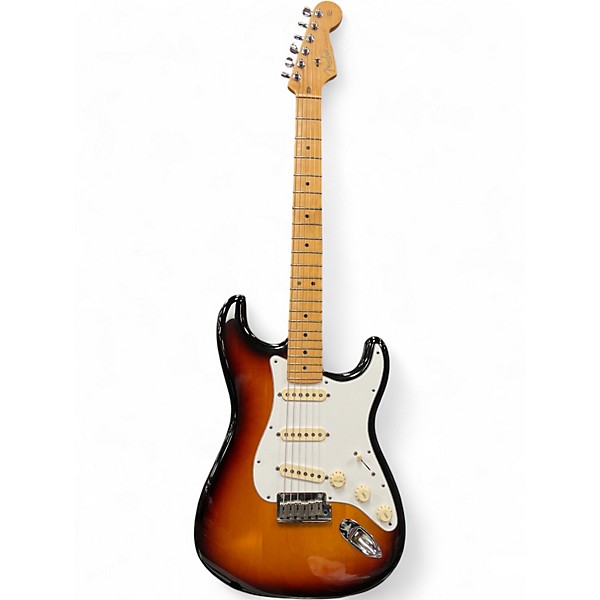 Used Fender American Standard Stratocaster 3 Color Sunburst Solid Body Electric Guitar