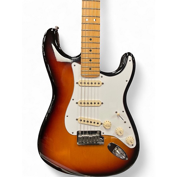 Used Fender American Standard Stratocaster 3 Color Sunburst Solid Body Electric Guitar
