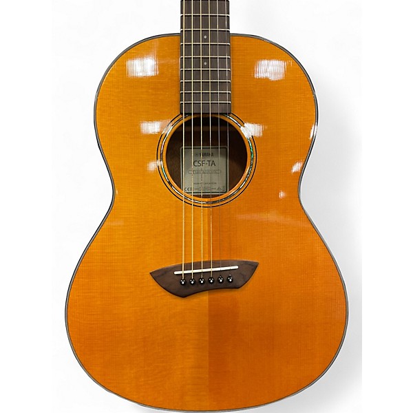 Used Yamaha CSF-TA Natural Acoustic Electric Guitar