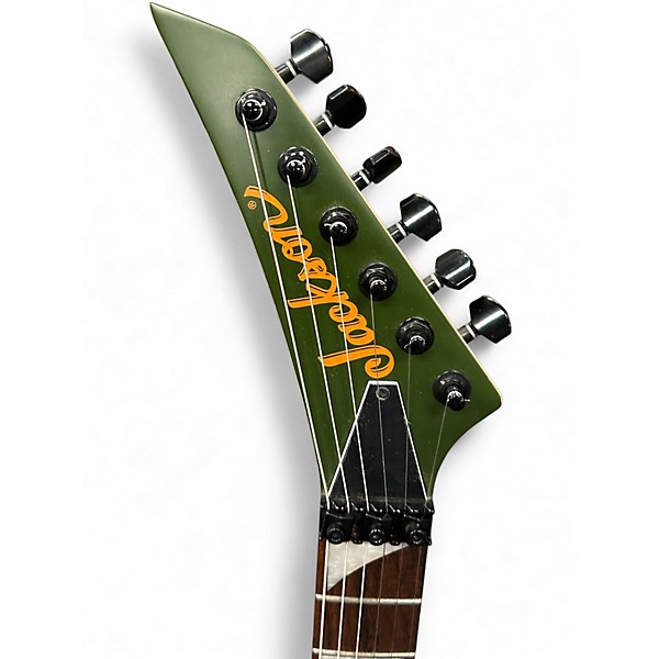 Used Jackson X series soloist Drab green Solid Body Electric Guitar
