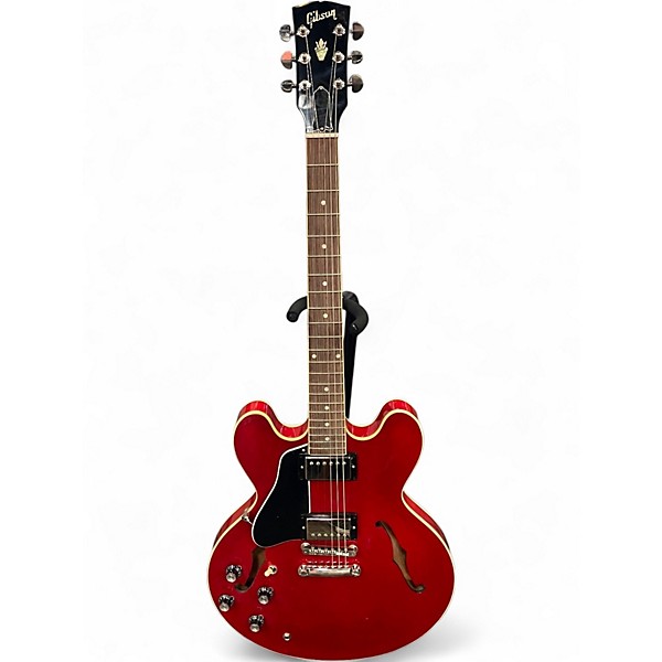 Used Gibson ES335 Cherry Hollow Body Electric Guitar