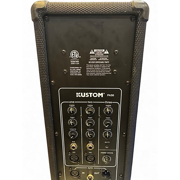 Used Kustom PA PA50 Powered Subwoofer