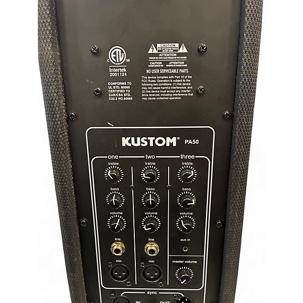 Used Kustom PA PA50 Powered Subwoofer