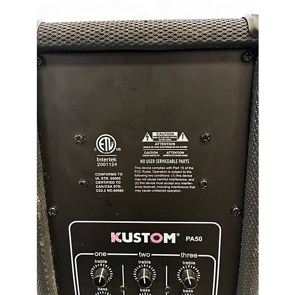 Used Kustom PA PA50 Powered Subwoofer