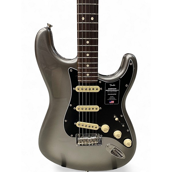 Used Fender American Professional II Stratocaster MERCURY Solid Body Electric Guitar