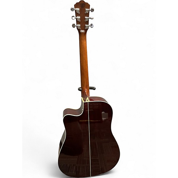 Used Washburn HD71SCEG Natural Acoustic Electric Guitar