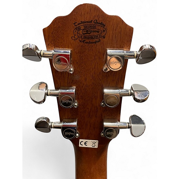 Used Washburn HD71SCEG Natural Acoustic Electric Guitar