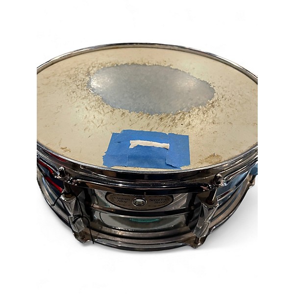 Used Pearl 14X5.5 Sensitone Snare Chrome Drum