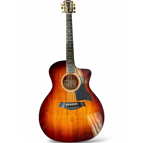 Used Taylor 224CEKDLX Sunburst Acoustic Electric Guitar