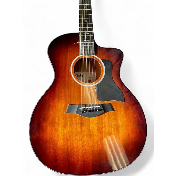 Used Taylor 224CEKDLX Sunburst Acoustic Electric Guitar