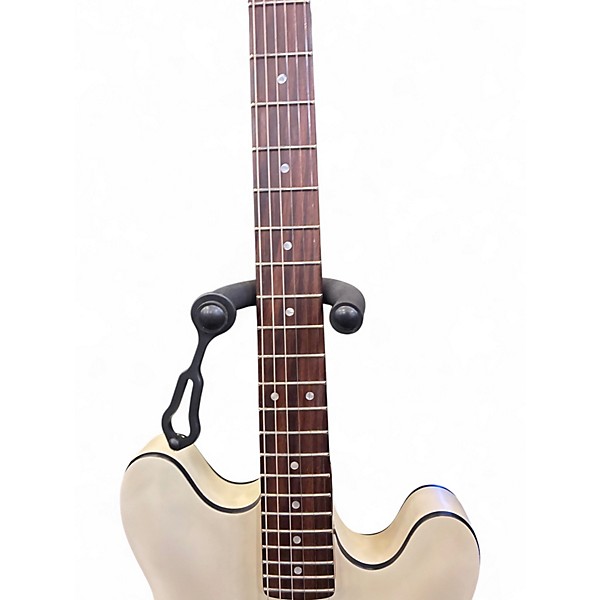 Used Fender TOM DELONGE STARCASTER WHITE Hollow Body Electric Guitar