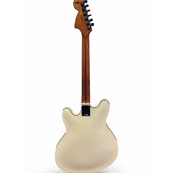 Used Fender TOM DELONGE STARCASTER WHITE Hollow Body Electric Guitar