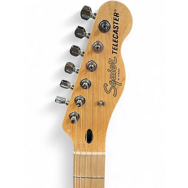 Used Squier Affinity Telecaster Natural Solid Body Electric Guitar