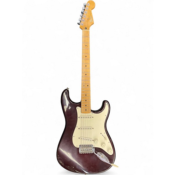 Used 2001 Fender Player Stratocaster Black Solid Body Electric Guitar