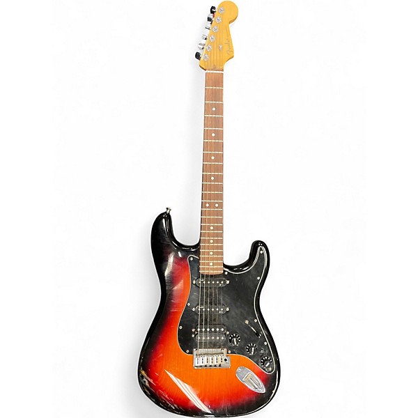 Used 2015 Fender American Deluxe Stratocaster 3 Tone Sunburst Solid Body Electric Guitar