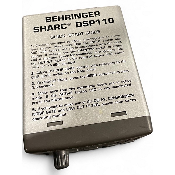 Used Behringer SHARC DSP110 Effect Processor
