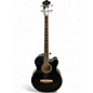 Used Ibanez AEB5E Black Acoustic Bass Guitar thumbnail
