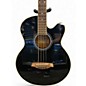 Used Ibanez AEB5E Black Acoustic Bass Guitar