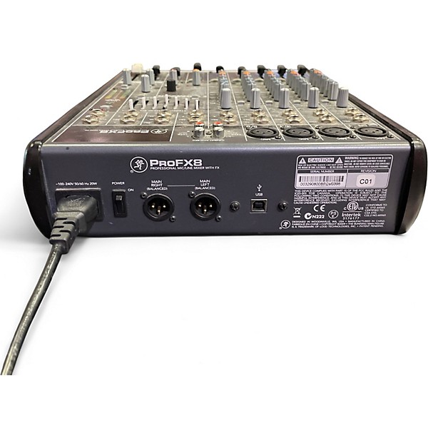 Used Mackie PROFX8 Unpowered Mixer