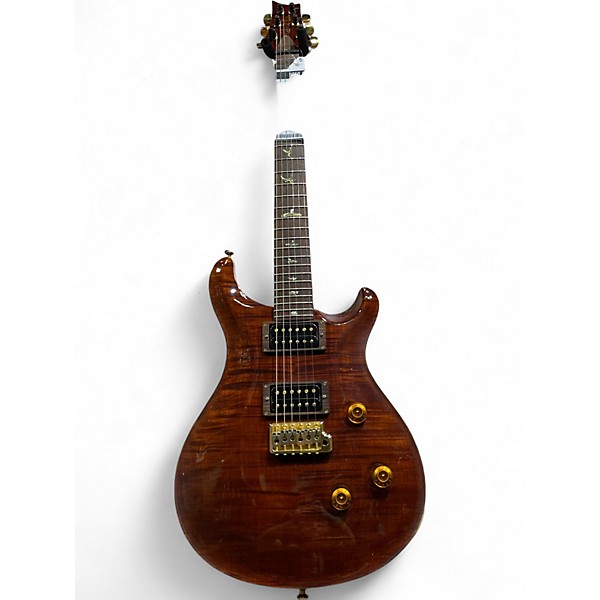 Used PRS Custom 24 10 Top Tortoise Shell Solid Body Electric Guitar