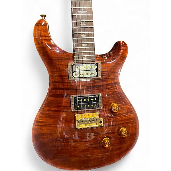 Used PRS Custom 24 10 Top Tortoise Shell Solid Body Electric Guitar