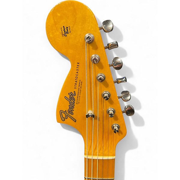 Used Fender custom shop jimi hendrix voodoo child Black Solid Body Electric Guitar