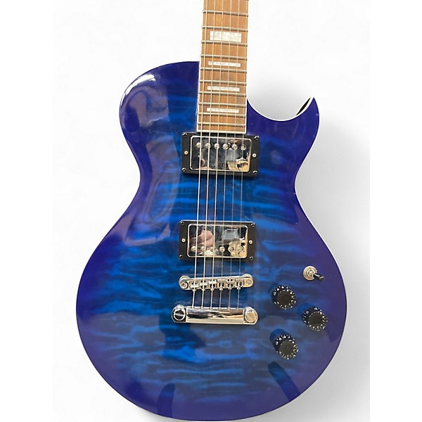 Used Ibanez ART 120 QM Trans Blue Solid Body Electric Guitar