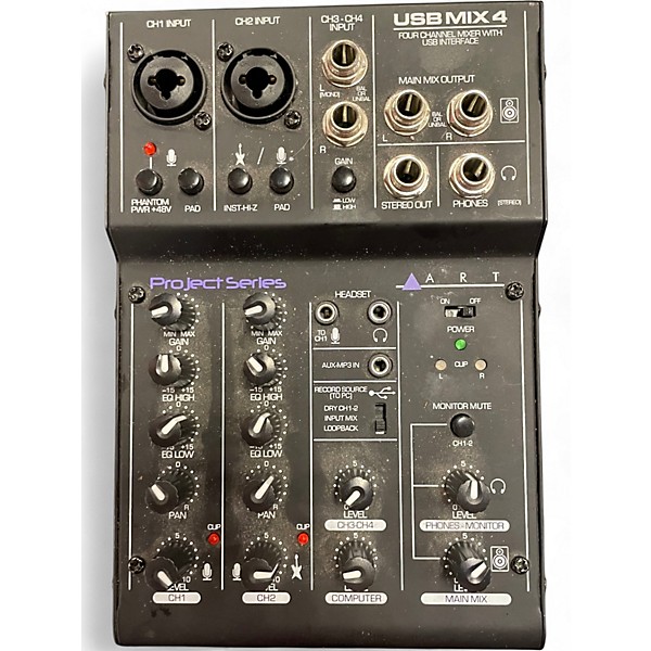 Used Art USB MIX 4 Unpowered Mixer