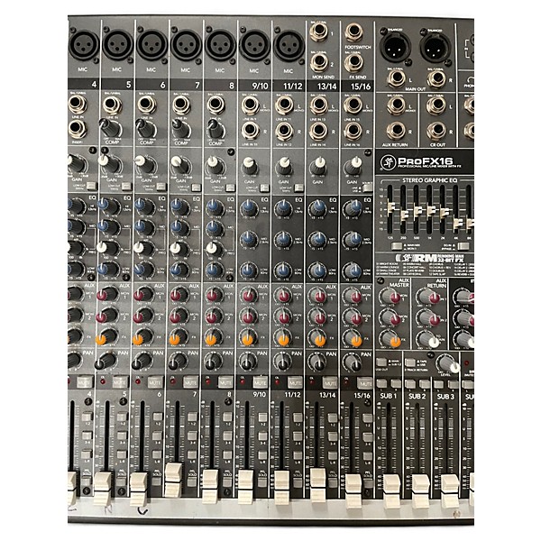 Used Mackie FX16 Powered Mixer