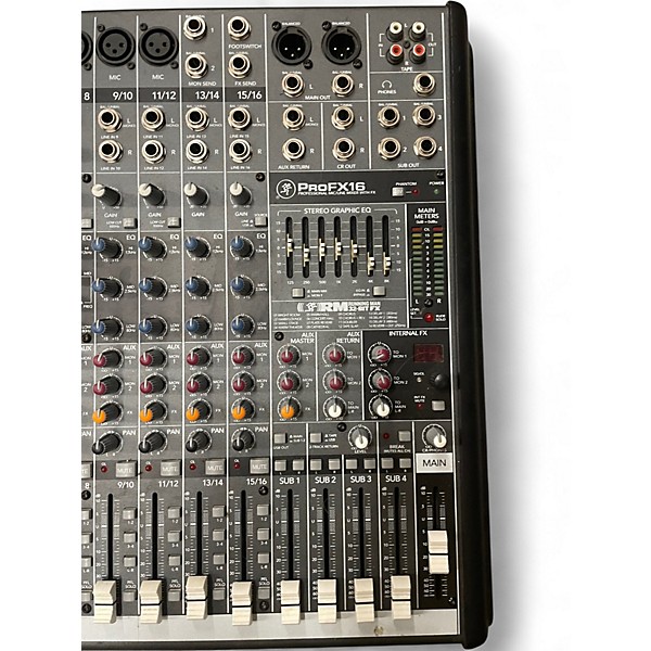 Used Mackie FX16 Powered Mixer