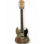Used Big River WG (SG STYLE GUITAR) Custom Graphic Solid Body Electric Guitar thumbnail