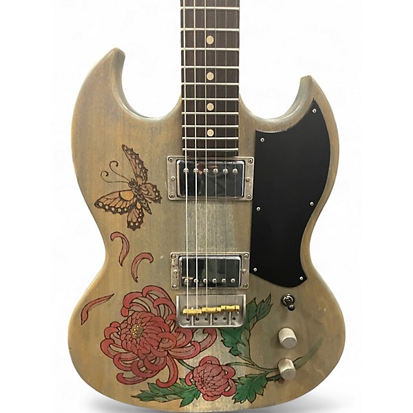 Used Big River WG (SG STYLE GUITAR) Custom Graphic Solid Body Electric Guitar