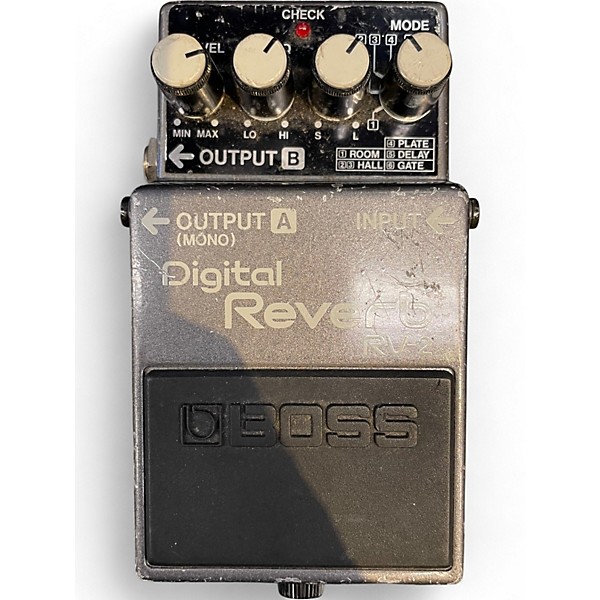 Vintage 1980s BOSS RV2 Digital Reverb Effect Pedal