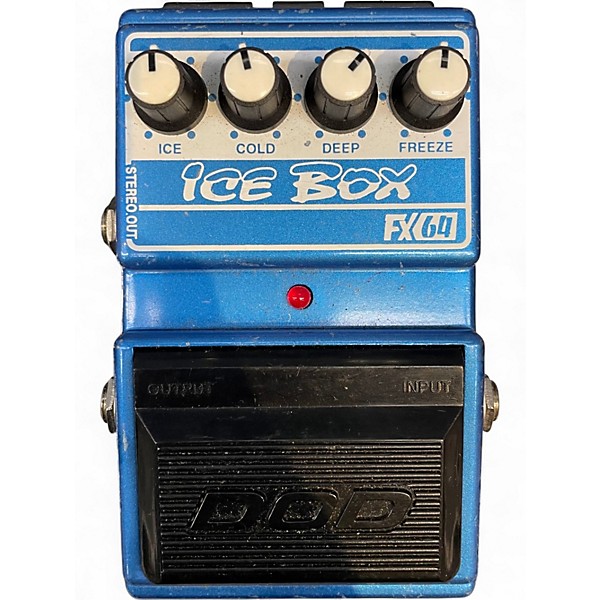 Vintage 1990s DOD FX64 Ice Box Stereo Chorus Pedal Effect Pedal