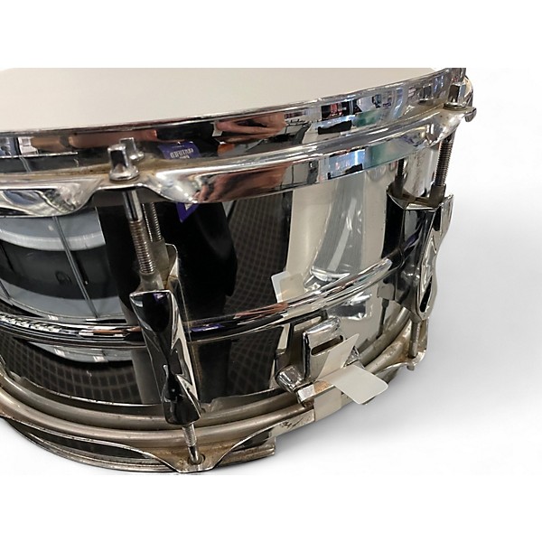 Used Premier 14in STEEL CHROM SNARE Chrome Drum