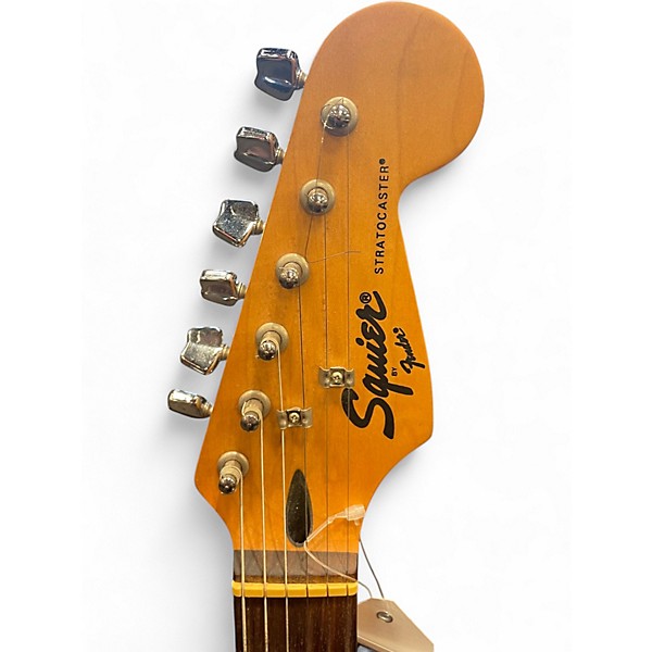 Used 1995 Squier MIK stratocaster Sunburst Solid Body Electric Guitar