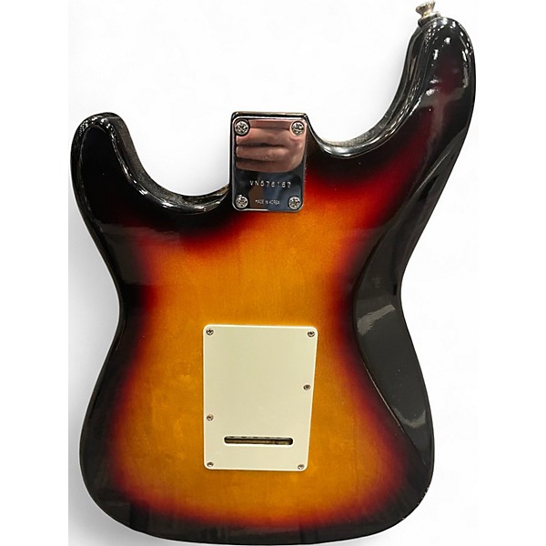 Used 1995 Squier MIK stratocaster Sunburst Solid Body Electric Guitar