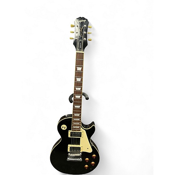 Used Epiphone LES PAUL GIBSON Black Solid Body Electric Guitar