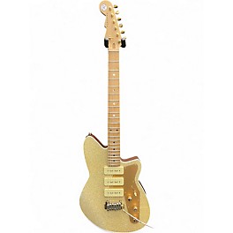 Used Reverend RYAN MALICSI SIGNIATURE WHITE GOLD SPARKLE Solid Body Electric Guitar