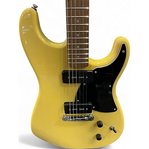 Used Squier STRATOSONIC TV Yellow Solid Body Electric Guitar
