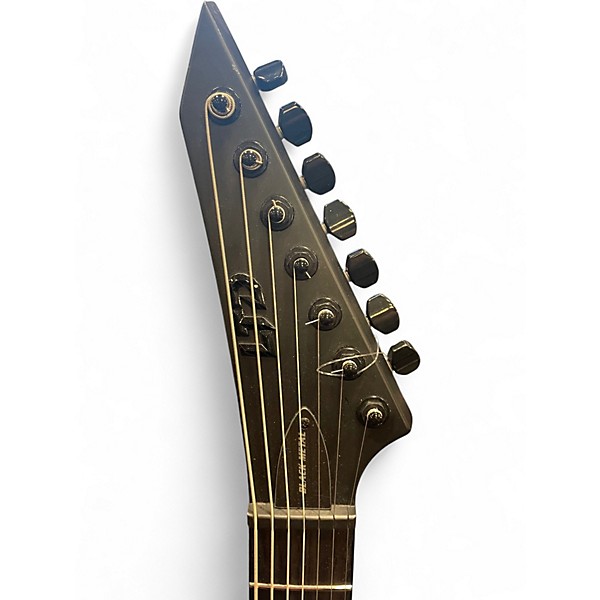 Used ESP m-7ht black Solid Body Electric Guitar