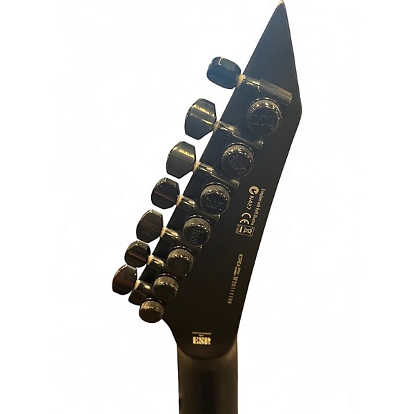 Used ESP m-7ht black Solid Body Electric Guitar